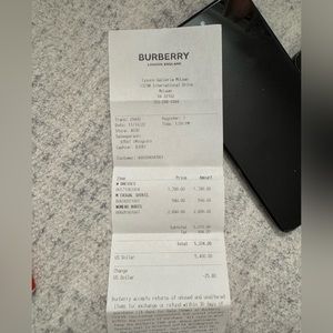 Women’s Burberry runway leg heels